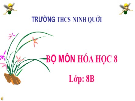 Bài giảng môn Hóa học Lớp 8 - Bài 19: Chuyển đổi giữa khối lượng, thể tích và lượng chất