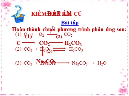 Bài giảng môn Hóa học Lớp 9 - Bài 29: Axit cacbonic và muối cacbonat