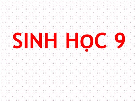 Bài giảng môn Sinh học Lớp 9 - Tiết 30, Bài 27: Thực hành: Quan sát thường biến