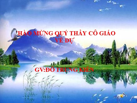 Bài giảng môn Toán Lớp 5 - Tiết 75: Diện tích hình thang - Đỗ Trung Kiên