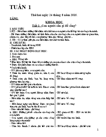 Giáo án điện tử Lớp 4 - Tuần 1 - Năm học 2015-2016