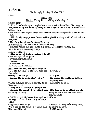 Giáo án điện tử Lớp 4 - Tuần 16 - Năm học 2015-2016