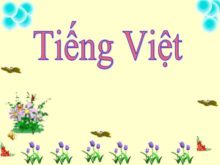 Bài giảng môn Tiếng Việt Lớp 1 - Bài 24: Ua, ưa