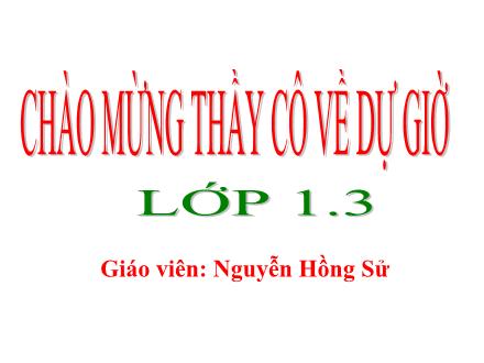 Bài giảng Tiếng Việt Khối 1 - Bài: Âm Y - Nguyễn Hồng Sử