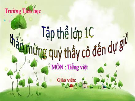 Bài giảng Tiếng Việt Khối 1 (Cánh diều) - Bài 12: G, h (Tiết 1) - Năm học 2020-2021