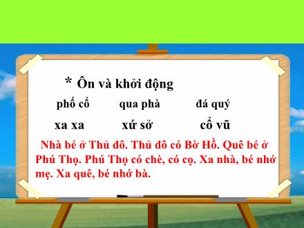 Bài giảng Tiếng Việt Lớp 1 - Bài 31: An, ăn, ân