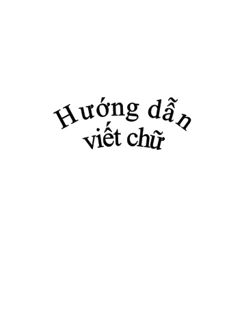 Chi tiết Hướng dẫn viết chữ cái Tiếng Việt Lớp 1