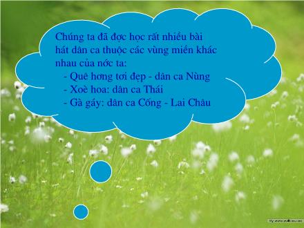 Bài giảng Âm nhạc Lớp 5 - Tiết 19: Học hát bài: Hát mừng; Dân ca: Hre (Tây Nguyên)
