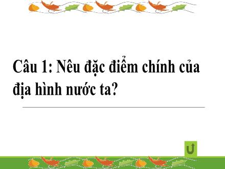 Bài giảng Địa lí Lớp 5 - Tuần 8, Bài 8: Dân số nước ta