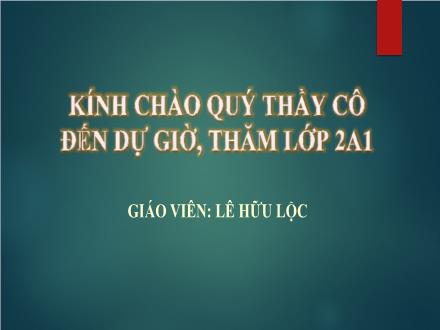 Bài giảng Hoạt động trải nghiệm Lớp 2 (Chân trời sáng tạo) - Tuần 15, Chủ đề 4: Truyền thống quê em - Năm học 2024-2025 - Lê Hữu Lộc