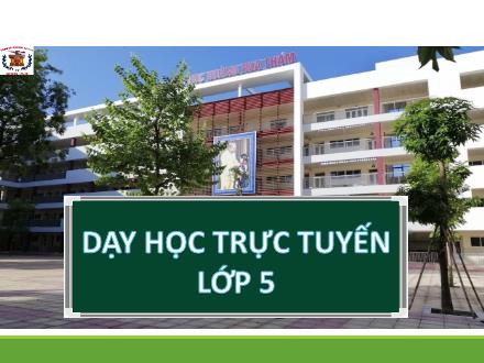 Bài giảng Khoa học Lớp 5 - Bài 1: Sự sinh sản