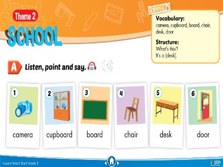 Bài giảng Tiếng Anh Lớp 3 (i-Learn Smart Start) - Theme 2: School