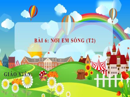 Bài giảng Tự nhiên và Xã hội Lớp 1 (Cánh diều) - Bài 6: Nơi em sống (Tiết 2)