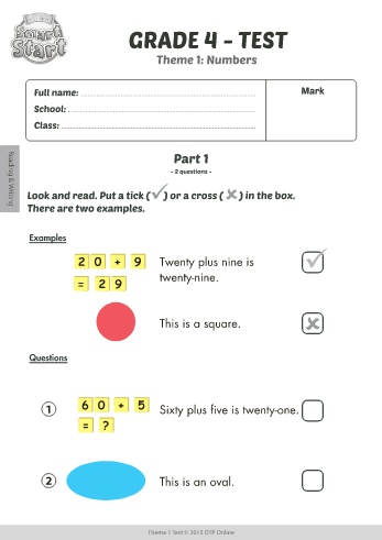 Bài tập ôn Tiếng Anh Lớp 4 (i-Learn Smart Start) - Theme 1: Numbers