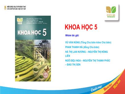 Tập huấn SGK Khoa học Lớp 5 (Kết nối tri thức với cuộc sống)